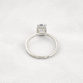 2.3 CT Radiant Cut Solitaire Moissanite Diamond  Engagement Ring