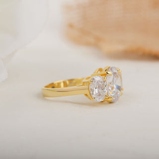 2.72 CT Oval Cut Moissanite Diamond Engagement Ring