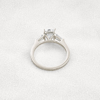 2.3 CT Radiant Cut Moissanite Diamond Engagement Ring & Wedding Ring