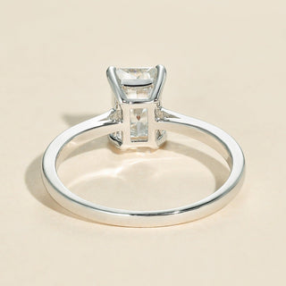 1.67 CT Radiant Moissanite Diamond Solitaire Engagement Ring