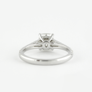 1.20 CT Cushion Moissanite Diamond Solitaire Engagement Ring