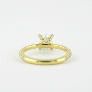 1.20 CT Cushion Moissanite Diamond Solitaire Engagement Ring