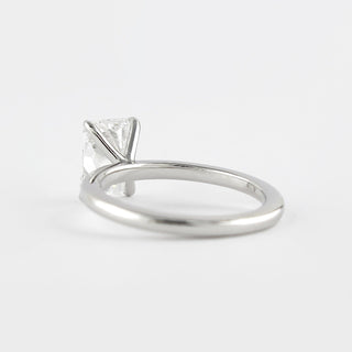 1.8 CT Radiant Moissanite Diamond Solitaire Engagement Ring