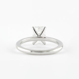 1.8 CT Radiant Moissanite Diamond Solitaire Engagement Ring
