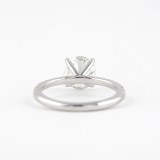 1.5 CT Round Moissanite Diamond Solitaire Engagement Ring