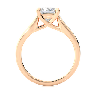 1.07 Carat Princess Cut  Solitaire Engagement and Wedding Ring