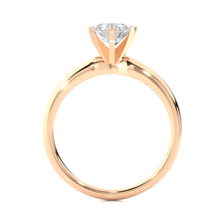 1.1 Carat Round  Cut Solitaire 6 Prong  Engagement and Wedding Ring