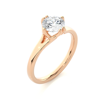 Unique and Gorgeous 1.1 Carat Round Solitaire Engagement and Wedding Ring