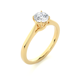 Luxury 0.68 Carat Round Solitaire Proposal and  Engagement Ring