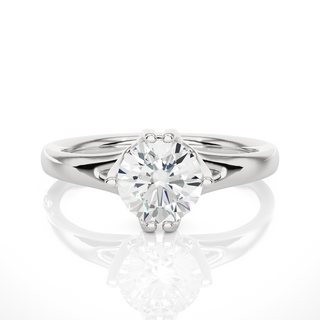 Unique and Gorgeous 1.1 Carat Round Solitaire Engagement and Wedding Ring