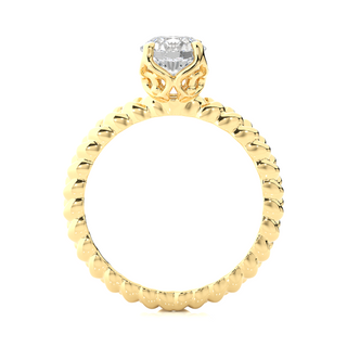 Elegant 1.1 Carat Round Solitaire Stylish Engagement and Wedding Ring